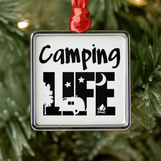 ***CAMPING LIFE*** FUN CUALQUIER ORNAMENTO (Árbol)