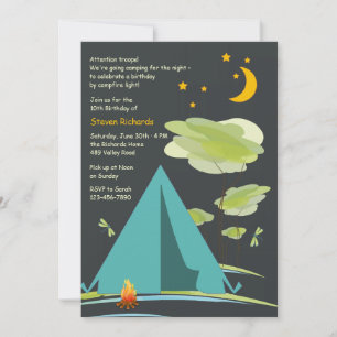Camping por invitación nocturna