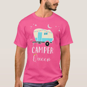 Camping Queen Funny Camisa Al Aire Libre Camper Rv