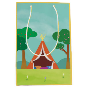 Camping Temático Cumpleaños Goodie / Bolsas de Reg