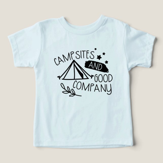 Camping y Buena Compañía | Frase de Camping al Air (Diseño delantero )