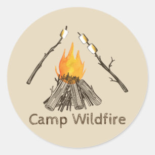 Campire con los Pegatinas Personalizados de los ma