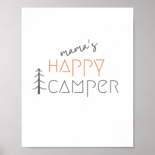 campista feliz de mamá. Póster e Impresiones