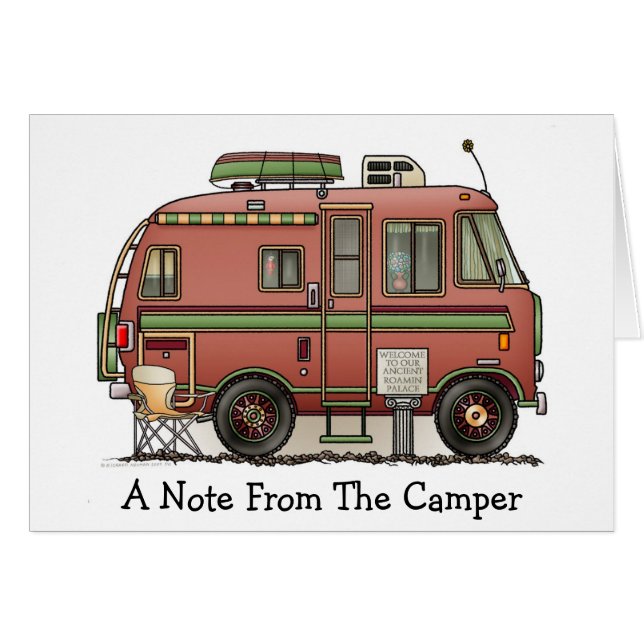 Campista rv de la autocaravana de Travco (Anverso (Horizontal))