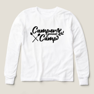 Campistas Van a Acampar Frase | Divertido Camping 