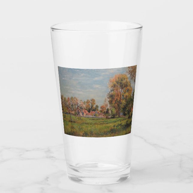 Campo alrededor de Lagny, Francia (Paisaje Rural) (Anverso)