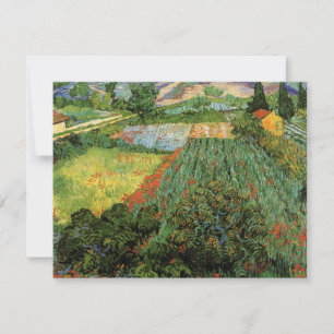 Campo con amapolas por Vincent van Gogh