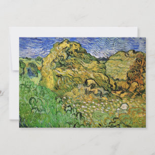 Campo con montones de trigo de Vincent van Gogh