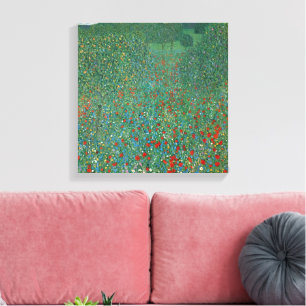 Campo de amapolas de Gustav Klimt, Arte Nouveau vi