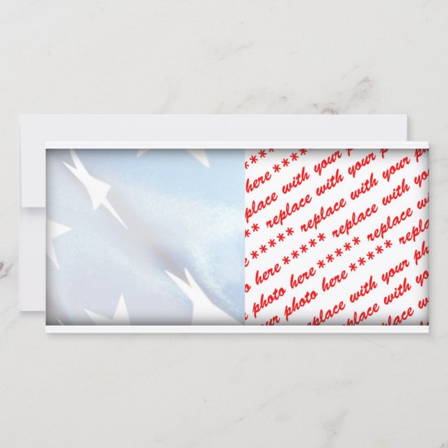 Campo de azul de la bandera estadounidense (Anverso)