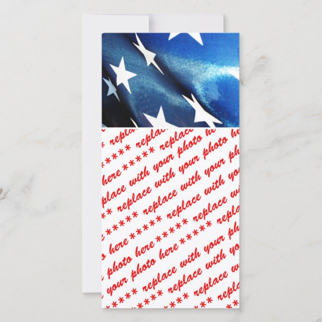 Campo de azul de la bandera estadounidense (Anverso)