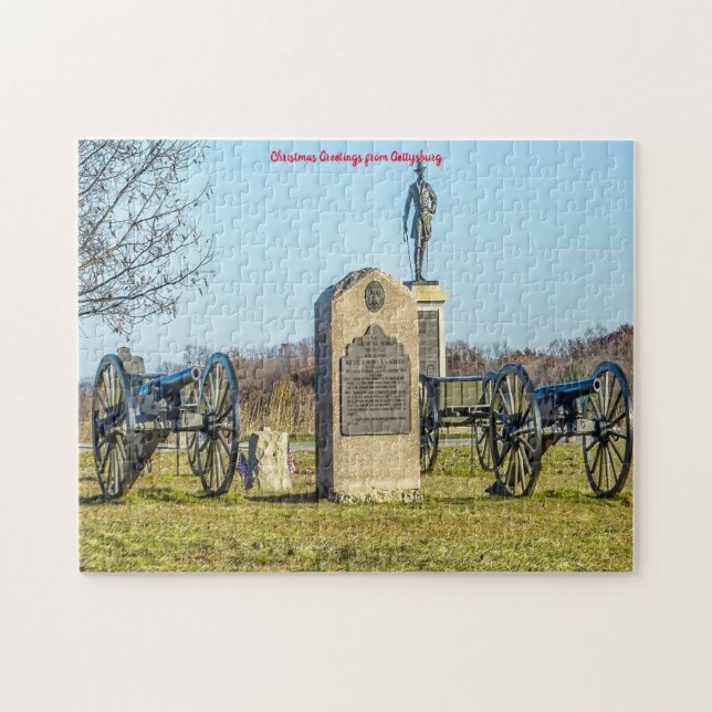 Campo de batalla de Gettysburg. Rompecabezas (Horizontal)