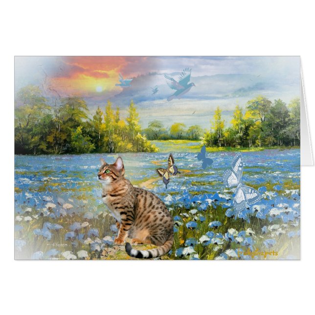 Campo de Bengala de flores (Anverso (Horizontal))