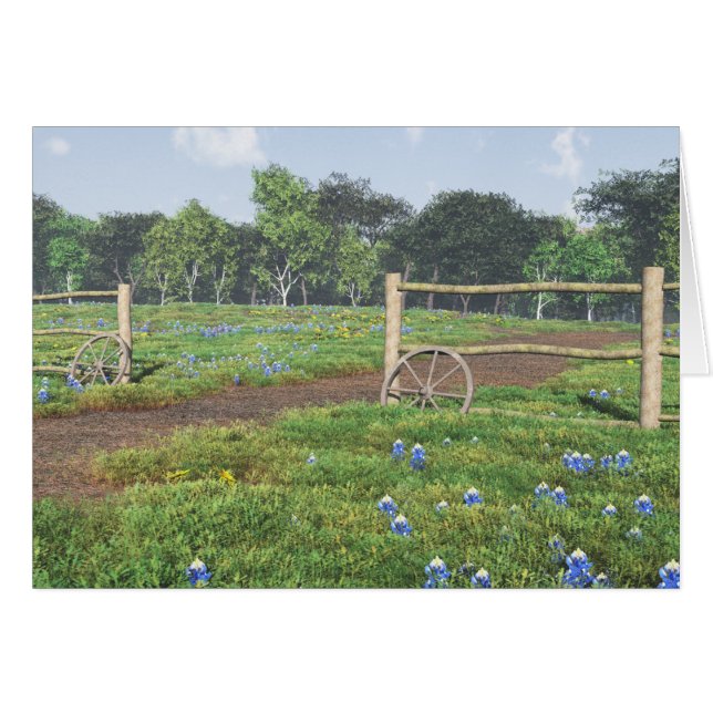 Campo de Bluebonnets (Anverso (Horizontal))