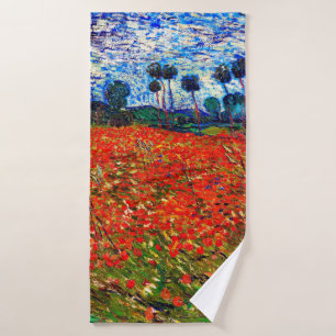 Campo de flores rojas, Van Gogh