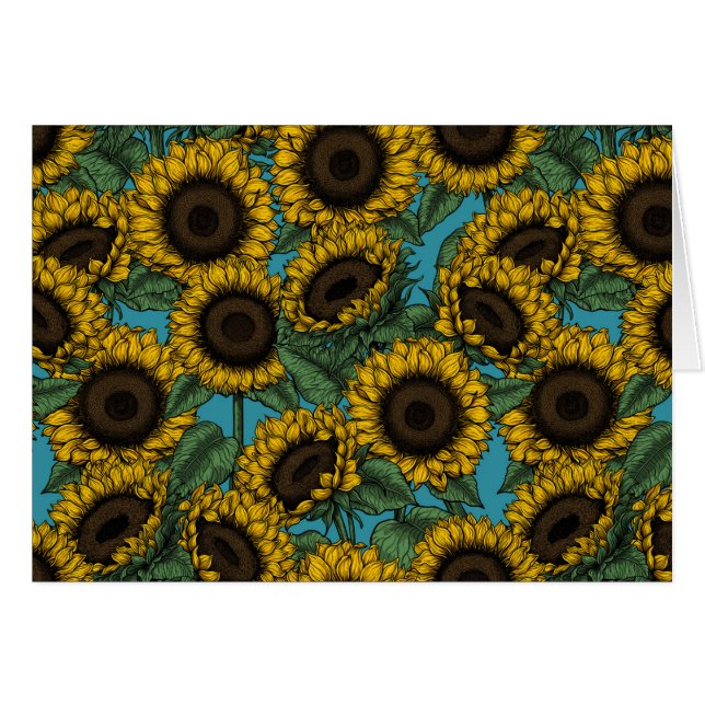 Campo de girasol (Anverso (Horizontal))