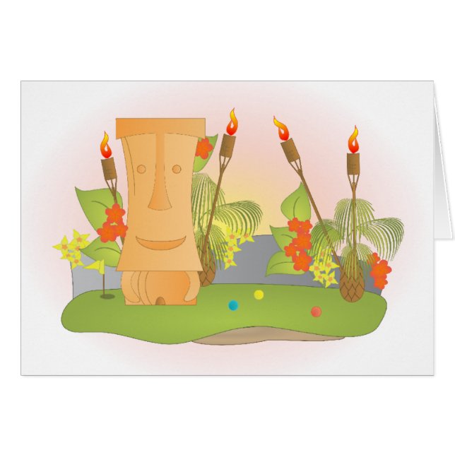 Campo de golf en miniatura nº 1 (Anverso (Horizontal))