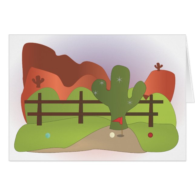 Campo de golf en miniatura nº 17 (Anverso (Horizontal))