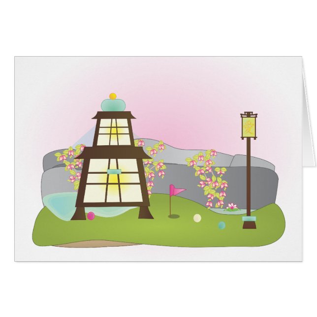 Campo de golf en miniatura nº 6 (Anverso (Horizontal))