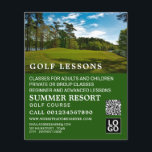 Campo de golf, volante de publicidad de lección Go<br><div class="desc">Campo De Golf,  GoIf Lesson Advertising Flyers By The Business Card Store.</div>