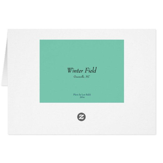 Campo de invierno (Reverso Horizontal)