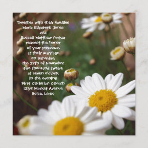 Campo de invitaciones de boda de días