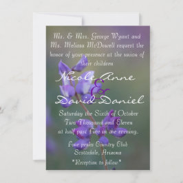 campo de la invitación del Lupine