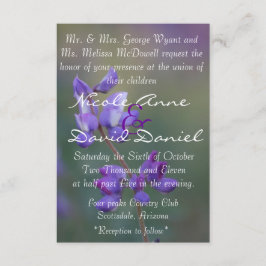 campo de la invitación del Lupine