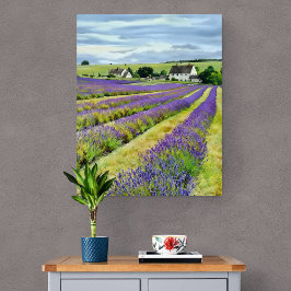 Campo de lavanda y arte de la naturaleza