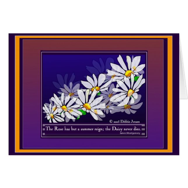 Campo de margaritas de Debbie Jensen (Anverso (Horizontal))