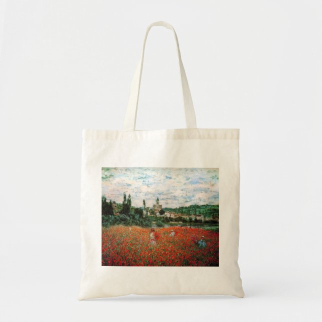 Campo de Monet de la bolsa de asas roja de las (Frente)