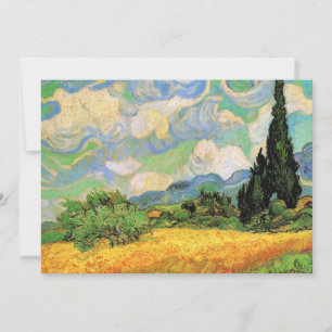 Campo de trigo con cipreses de Van Gogh en Haute G