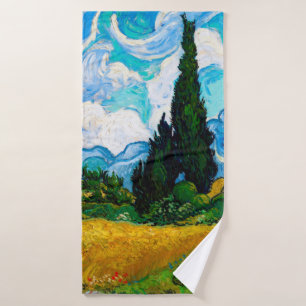 Campo de trigo con cipreses, Van Gogh