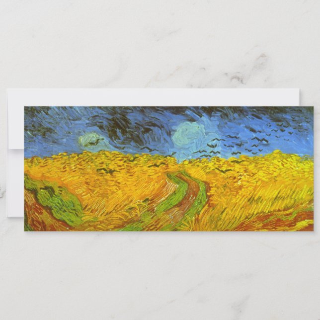 Campo de trigo con cuervos de Vincent van Gogh (Anverso)