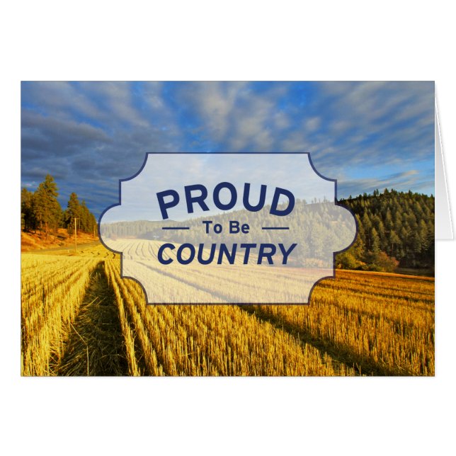 Campo de trigo después de la cosecha (Anverso (Horizontal))