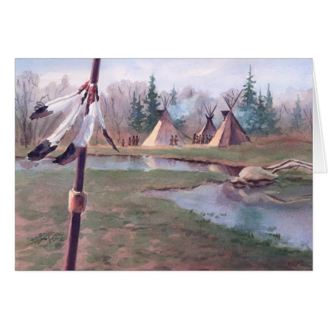 CAMPO INDIO del TIPI de SHARON SHARPE (Anverso (Horizontal))