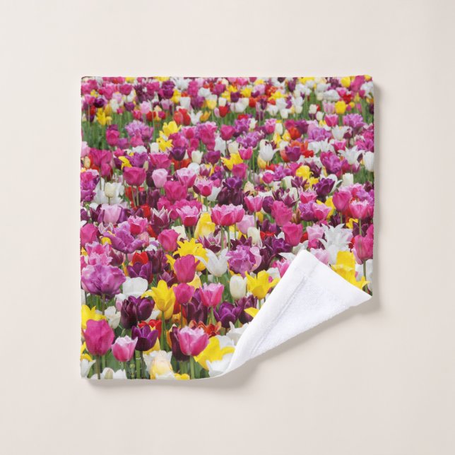 campo lleno de tulipanes (Toallita)