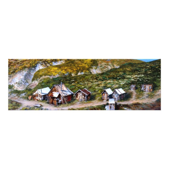 Campo minero de Alaska - Foto del muro de prospecc (Frente)