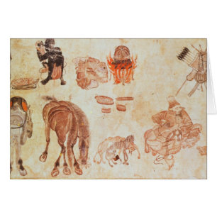 Campo nómada mongol, siglo XV