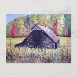 Campo otoñal - postal
