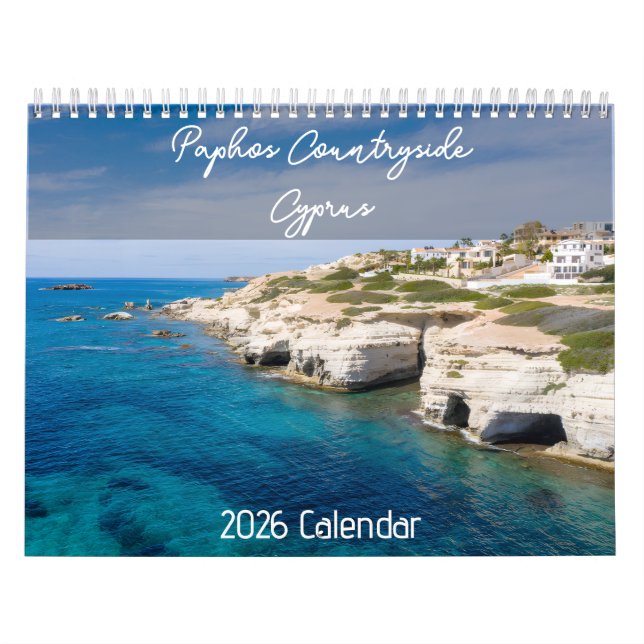Campo Paphos Chipre por calendario PaphosLife (Tapa)