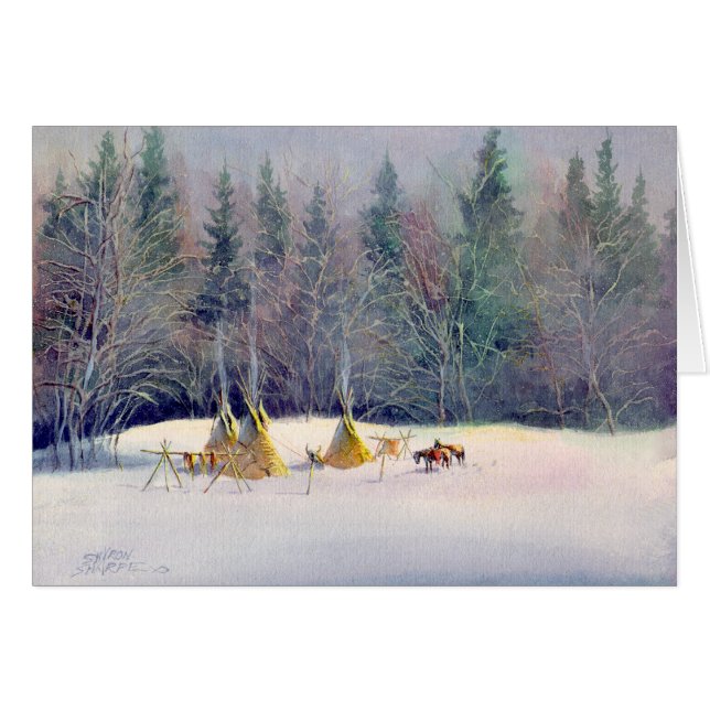 CAMPO TEMPRANO del TIPI del INVIERNO de SHARON (Anverso (Horizontal))