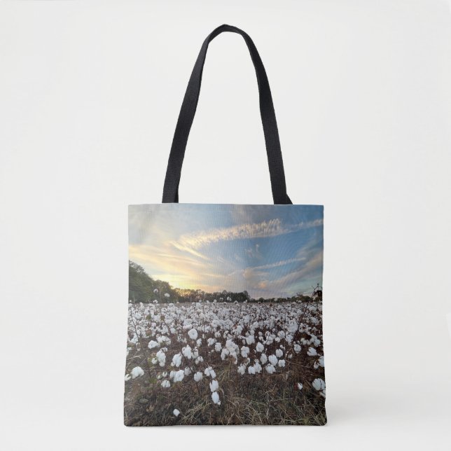 Campos de algodón Bolsa Tote (Anverso)