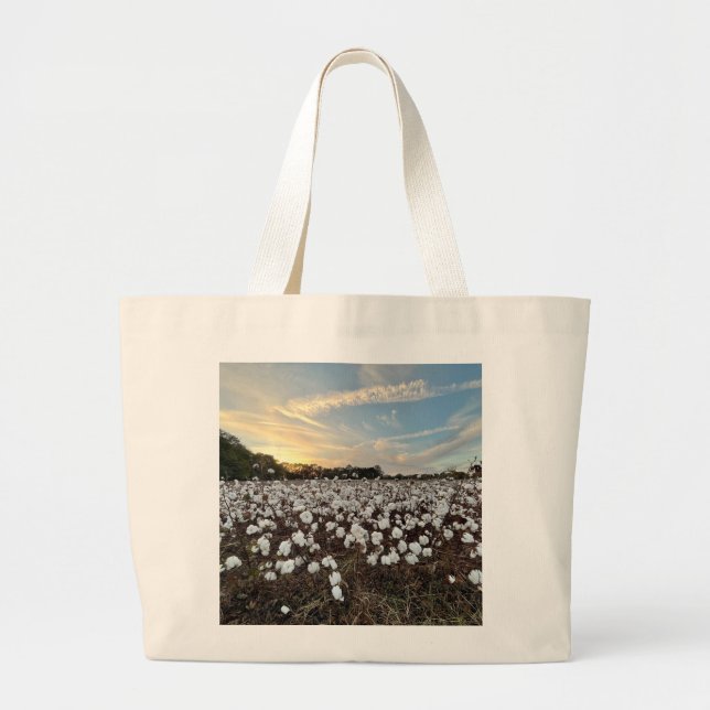 Campos de algodón Bolsa Tote (Frente)