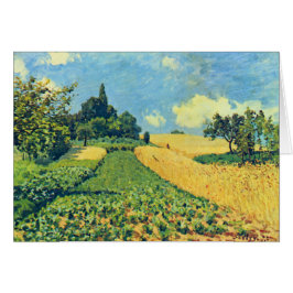 Campos de grano de Alfred Sisley Argenteuil
