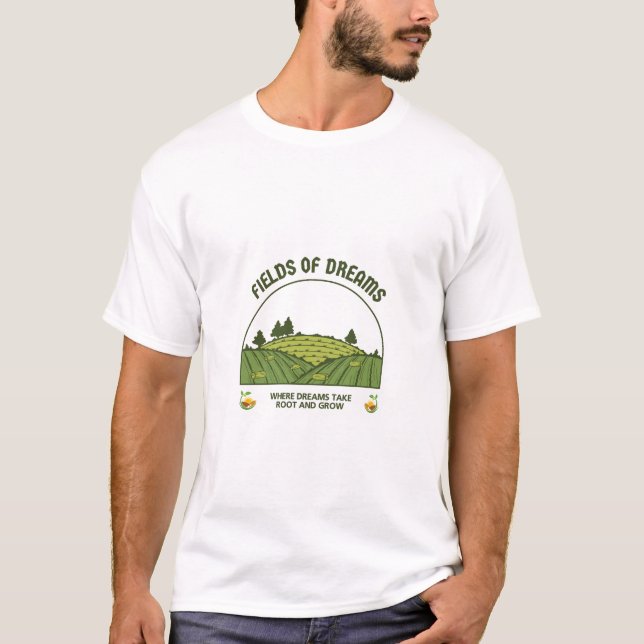 Campos de la camiseta de los sueños donde crecen n (Anverso)