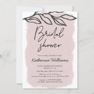 Campos de la novia de Dreams Bridal Shower Invitac