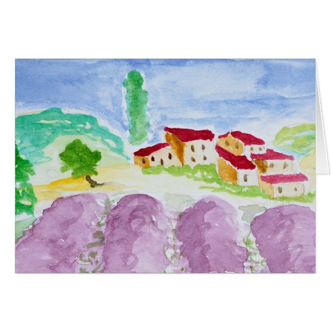 Campos de lavanda Abbaye de Senanque | Provenza (Anverso (Horizontal))
