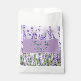 Campos de Lavanda Bolsas de Favor de Boda