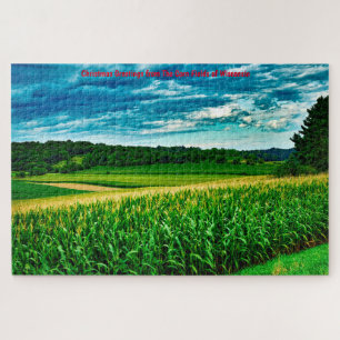 Campos de maíz de Wisconsin. Rompecabezas